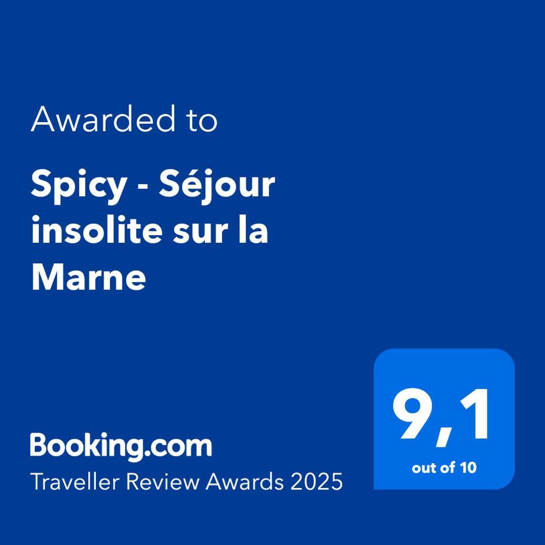 Spicy - Sejour Insolite Sur La Marne Мо Екстериор снимка